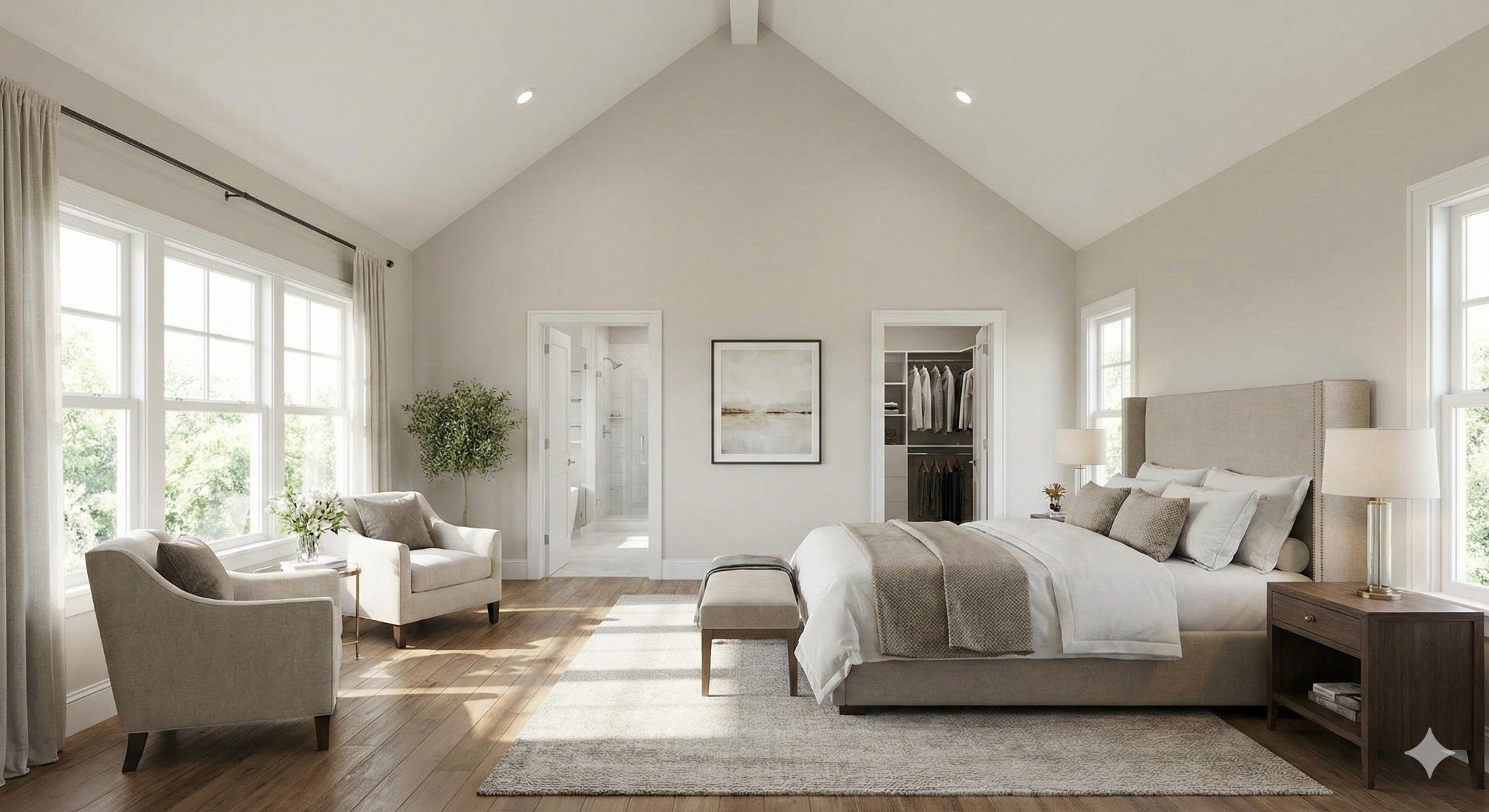 Primary Bedroom Rendering